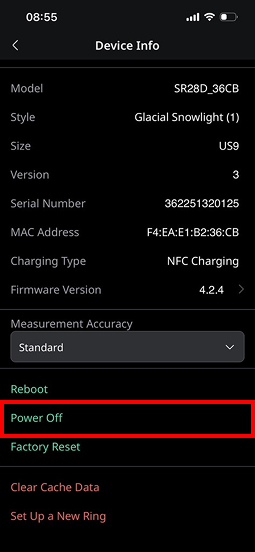Bind or connect a new ring in the Dr.AI Ring app